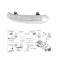 Lampa semnalizare oglinda NISSAN NAVARA/FRONTIER (D40)/PATHFINDER (R51), 09.2004-, partea dreapta, Magneti Marelli, LED,