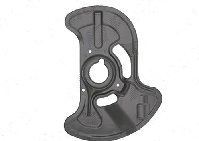 Protectie stropire disc frana Mercedes Clasa C (W204), 03.2007-2014, fata, Dreapta, metal