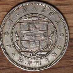 Jamaica - moneda de colectie ultra rara - 1 farthing 1893 - Victoria - tiraj 96k