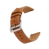Curea piele, compatibila cu Huawei Watch GT 7 46mm, Telescoape QR, 22mm, Cocoa Brown