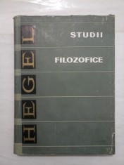 STUDII FILOZOFICE - HEGEL - 1967