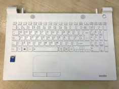 Carcasa superioara cu tastatura palmrest Toshiba Satellite TFQ4BBLQTA00 sh foto