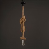 Cabluri Pendul, Model Sfoară Naturală, Lungime 1.5m, Dulie Inclusă, Compatibil LED E27, Max 60W