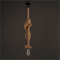 Cabluri Pendul, Model Sfoara Naturala, Lungime 1.5m, Dulie Inclusa, Compatibil LED E27, Max 60W foto