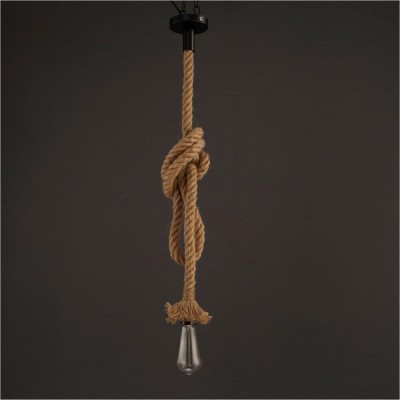 Cabluri Pendul, Model Sfoară Naturală, Lungime 1.5m, Dulie Inclusă, Compatibil LED E27, Max 60W foto