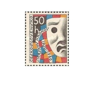 Cehoslovacia 1980 - 50 de ani Revista Teatrală Jiraskuv Hronov, neuzata foto