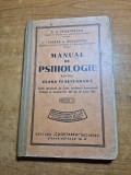 manual de psihologie - pentru clasa a 6-a secundara - din anul 1935