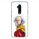 Husa compatibila cu OnePlus 7T Pro Silicon Gel Tpu Model One Punch Man Saitama