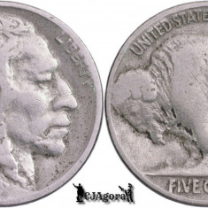 1929, 5 Cents - Buffalo Nickel - Statele Unite ale Americii