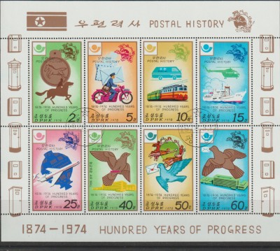 Korea de Nord 1978 , Istoria Postei , Aniversare UPU foto