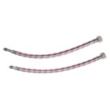Cumpara ieftin Racord apa pentru baterie, din inox, 1/2,400 mm, Fi, 2 buc / set