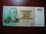 FINLANDA 10 MARKKAA 1980 UNC-