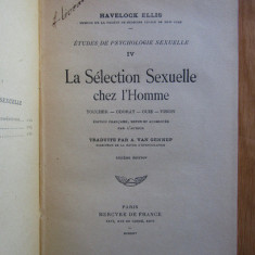 Havelock Ellis - La selection sexuelle chez l'Homme