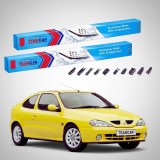 Cumpara ieftin Ștergătoare Renault Megane I Coupe 1996-2002 | Set Față Flat Premium &ndash; TeamCar&reg;