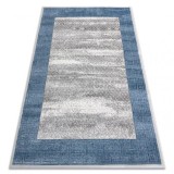 Covor NOBLE modern 1512 68 Cadru, grecesc vintage - structural două niveluri cremă / albastru, 240x330 cm, Dreptunghi, Poliester