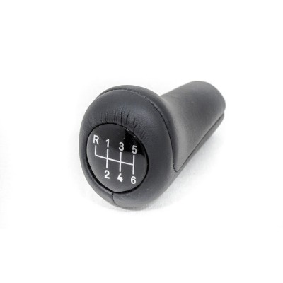 Nuca schimbator de viteze pentru BMW E39 E46 E53 E53 E60 E61 E90, Piele naturala, Negru foto