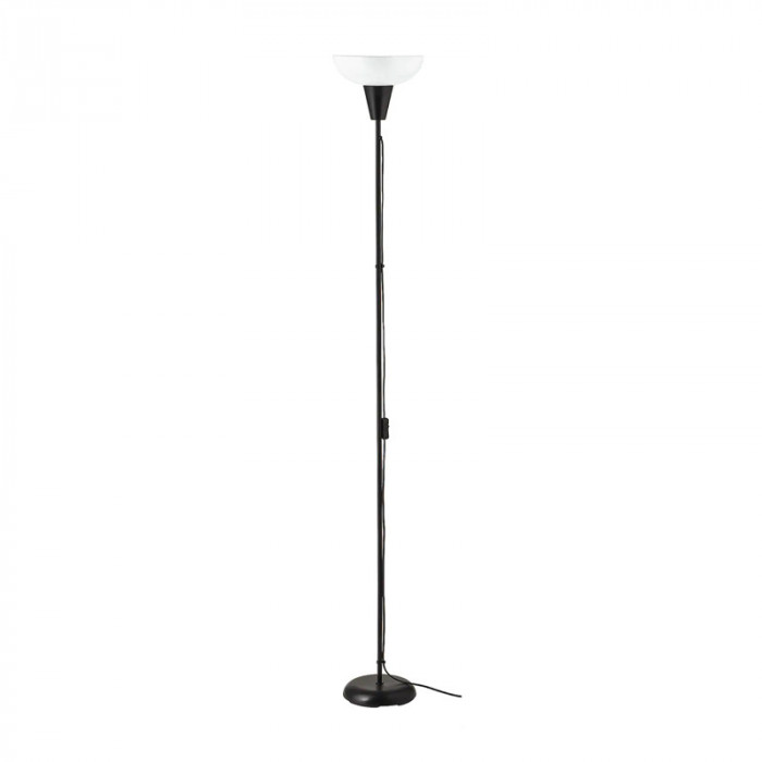 Lampadar living, 13 W, inaltime 180 cm, abajur 24 cm, baza ciment