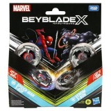 Beyblade X Marvel set duo Spider man 3-60f si Venom 3-80n