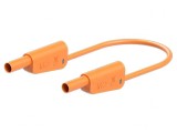 Cablu măsurare 19A mufă banană 4mm 1mm2