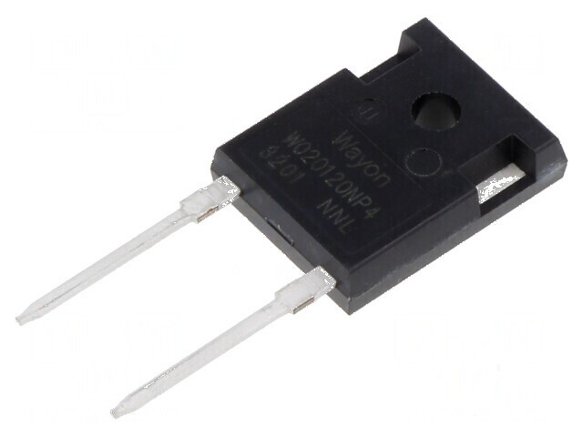 Diodă Schottky SiC THT 1,2kV 20A TO247-2