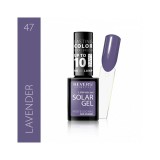 Lac de unghii Solar Gel, Revers, 12 ml, mov , nr 47, lavander