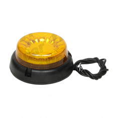 Lampa avertizare Universal, 12/24/48V,78x165mm tip bec led, portocaliu, omologare ECE, suport surub, 20 diode de lumina ; Lungime cablu 1,5 m,, foto