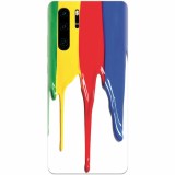 Husa silicon pentru Huawei P30 Pro, Dripping Colorful Paint