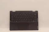 Carcasa superioara cu tastatura palmrest Laptop, Lenovo, Yoga 7 14IAL7 Type 82QE, 82VD, 5CB1J11140, AM2LK000500,17303678, iluminata, Storm Grey, layou