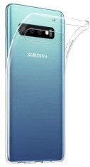 Husa silicon slim Samsung S10 plus transparent foto
