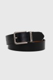 Levi&#039;s curea de piele cu doua fete culoarea negru, D6605-0000