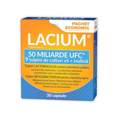Lacium 50 Miliarde UFC 30 capsule Zdrovit foto