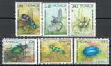 Monaco 1987 Mi 1796/801 MNH - Insecte din Parcul Național Mercantour, Nestampilat