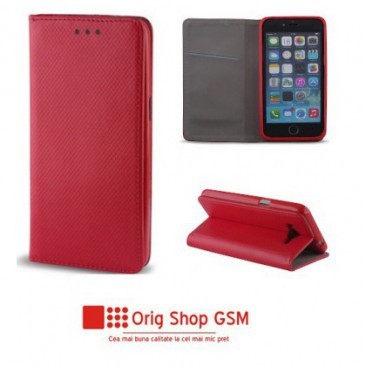 HUSA FLIP CARTE SMART HUAWEI ASCEND Y6 II (2016) ROSU foto