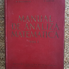 MANUAL DE ANALIZA MATEMATICA VOL.I - M. NICOLESCU