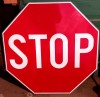 Indicator rutier STOP 80cm metalic, reflectorizant *** TRANSPORT GRATUIT***