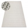 Covor JERSEY 19236 gri - structurale, bucla BOHO, 80x150 cm