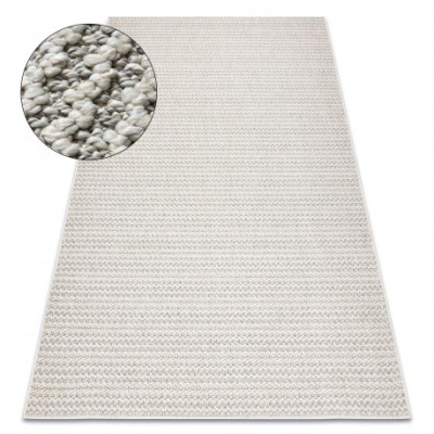 Covor JERSEY 19236 gri - structurale, bucla BOHO, 80x150 cm foto