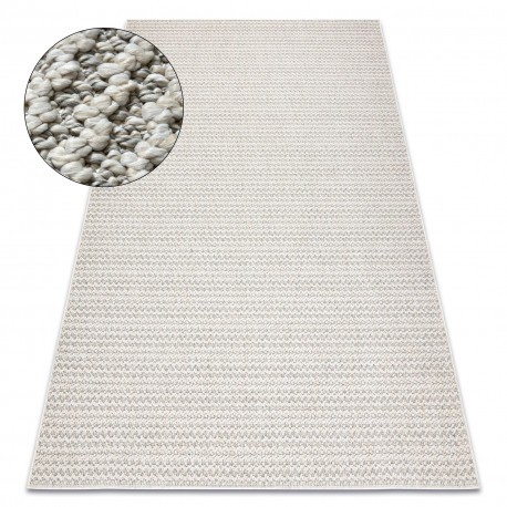 Covor JERSEY 19236 gri - structurale, bucla BOHO, 80x150 cm
