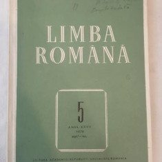 Revista Limba Romana - Nr. 5 1978