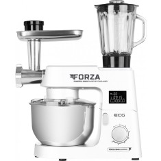 Robot de bucatarie ECG FORZA 5500 Giorno Bianco, 1500 W, 6,5 litri, panou de