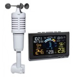 Statie meteo digitala Spring Breeze TFA, senzor extern wireless de temperatura, umiditate, viteza vant