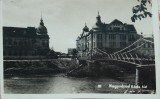 Carte postala, oradea, Podul Koros, 1944
