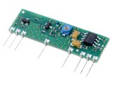 Modul RF 433,92MHz receptor AM -106dBm, 5V DC, 2,5mA