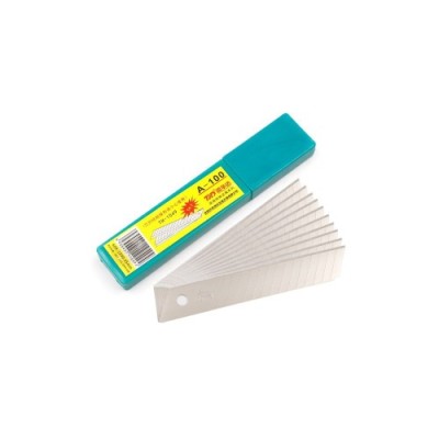 Lame cutter pentru cutter retractabil, set 10 bucati Cod: A-100 foto