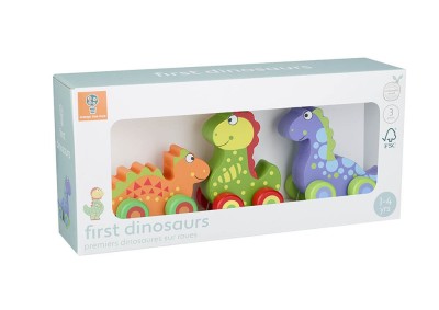 Primii mei dinozauri - set jucarii cu roti, Orange Tree Toys foto
