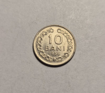 10 bani 1956 UNC foto