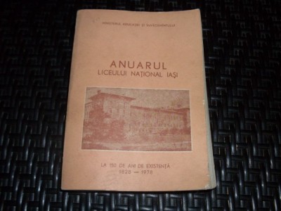 Anuarul Liceului National Iasi - Dumitru Ciuta , 21020 foto