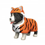 Mini figurina, Dress Your Puppy, Border Collie in costum de tigru, S2