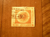 Timbru Uruguay 1861 Simbol Soare , Montevideo ,val. 100c stampilat