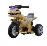 Motocicleta electrica dinozaur 12V bej, Oem